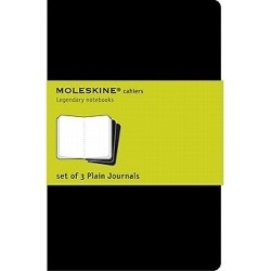 Moleskine Cahiers Set of 3 Plain Journals