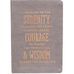 Serenity Prayer Classic Lux-Leather Journal