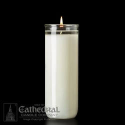 Cathedral Sacralux 12% Beeswax 8-Day Glass Open Mouth Sanctuary Light - Case of 12
