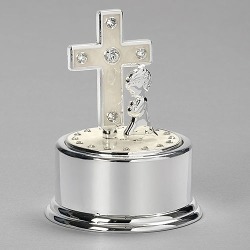 Praying Girl & Cross Music Box 5