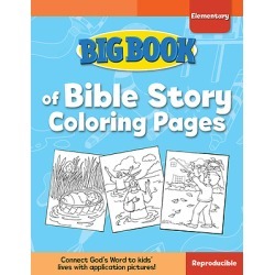 Big Book of Bible Story Coloring Pages for Elementary Kids