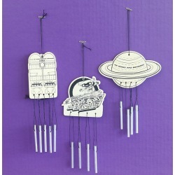 Vacation Bible School (VBS) To Mars and Beyond Wind Chimes Craft (Pkg - Explore Where God's Power Can Take You!