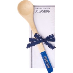Blessed Beyond Measure Wooden Spoon and Notebook Set