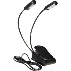 On-Stage LED2224 Dual USB Rechargeable Sheet Music Light