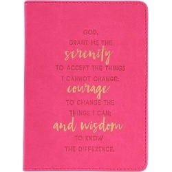 Serenity Prayer Handy Lux-Leather Journal