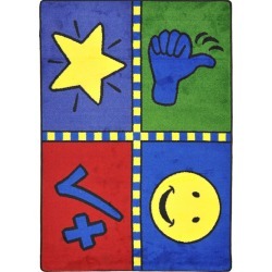 Motivation Mat Children's Area Rug - Multiple Sizes Available