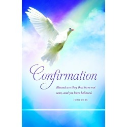Confirmation Bulletin - Confirmation - John 20:29 (Pkg 100)