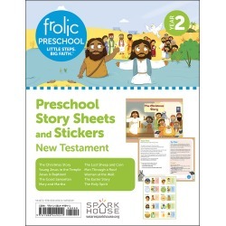 Frolic Preschool New Testament Year 2 Ages 3-5 Story Sheets and St