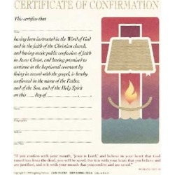 Contemporary Full-Color Confirmation Flat Certificate (Package of 12)