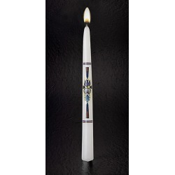 Shell & Dove Baptism Candle