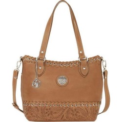 American West Harvest Moon Convertible Zip Top Bucket Tote