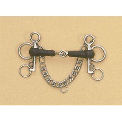 Centaur SS Rubber Mouth Tom Thumb Bit
