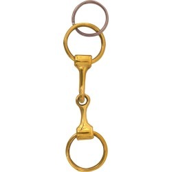 Intrepid Loose Ring Snaffle Bit Key Chain With Split Ring