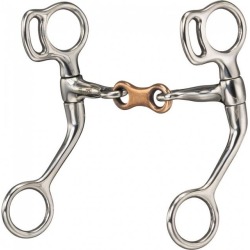 Tough-1 Ozark French Link Tom Thumb Bit