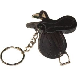 English Saddle Key Chain