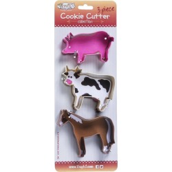 Tough-1 3 Piece Cookie Cutter Collection