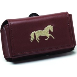 Kelley Faux Leather Embroidered Cell Phone Case