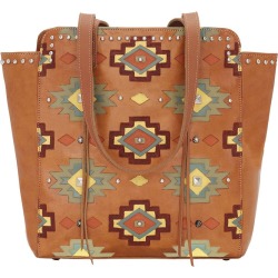 American West Adobe Allure Zip-Top Tote