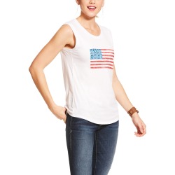 Ariat Ladies American Flag Tee