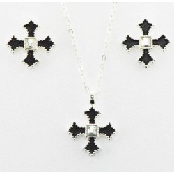 Western Edge Jewelry Filled Cross Jewelry Set