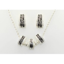 buy  Western Edge Jewelry 3 Ring Filigree Crystal Jewelry Set cheap online