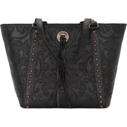 American West Baroque Zip Top Bucket Tote