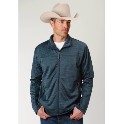 Roper Rangegear Light Weight Fleece Jacket - Mens - Blue