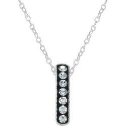 Montana Silversmiths Crystal Shine Hanging Bar Necklace