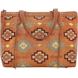American West Adobe Allure Zip-Top Tote