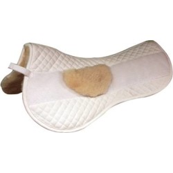 Quilted Half Pad with Moveable Extra Padding
