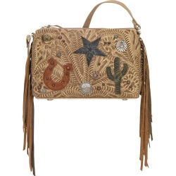 American West Sun Valley Zip Top Crossbody Bag