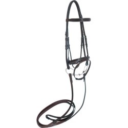 Nunn Finer Victoria Patent Leather Bridle with Flash