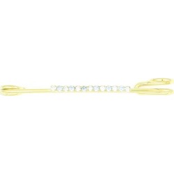 Finishing Touch Crystal Strip Stock Pin - Light Sapphire