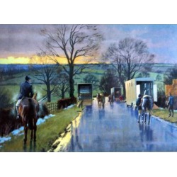 Fox and Fox Hunting - Back to the Boxes (Fox Hunting) Blank Cards - 6 Pack