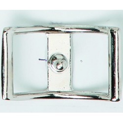 Colorado Saddlery Nickel Plated Conway Buckle