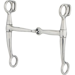 Turn-Two Stainless Steel Snaffle Tom Thumb Bit