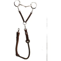Tory Leather Dog Bone Training Device