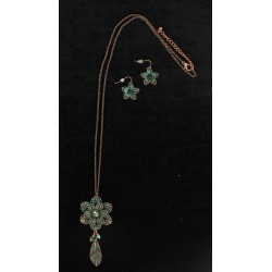 Blazin Roxx X-Large Flower Chain Jewelry Set