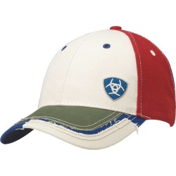 Ariat Mens Velcro Back Patchwork Cap