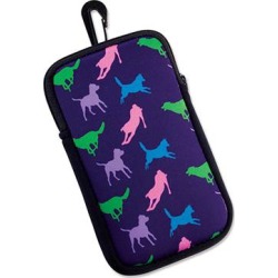 Tek Trek Dogs Neoprene Zipper Smart Phone Case