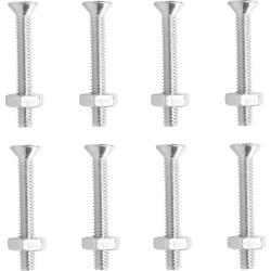 TORNILLO PARA MÁQUINAS 1-1/4 DE PULGADA PLATA 8 PIEZAS