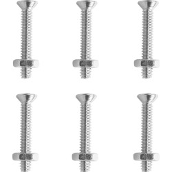 TORNILLO PARA MÁQUINAS 1-1/4 DE PULGADA PLATA 6 PIEZAS