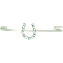 Finishing Touch Crystal Rondelle Stock Pin - Light Sapphire