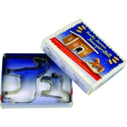 Kelley Mare & Foal Gingerbread Stable Cookie Cutter Set