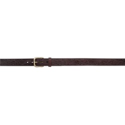 3D Men's 1 1/2" Floral Embossed Western Basic Belt - Chocolate
