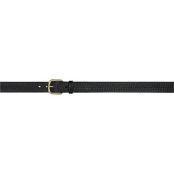 3D Men's 1 1/2" Basketweave Embossed Western Basic Belt - Black