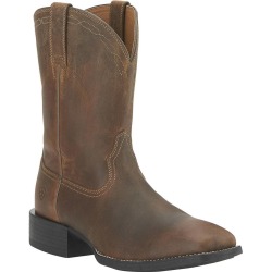 ARIAT Mens Heritage Roper Wide Square Toe Boot