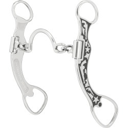 Weaver Jeremiah Watt Sagebrush Chain Mouth Bit With Pistol Engraving