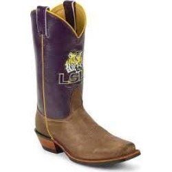 Nocona Boots Men's LSU Vintage Cow Cowboy Boots