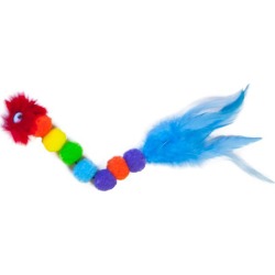 Rainbow Caterpillar Catnip Toy